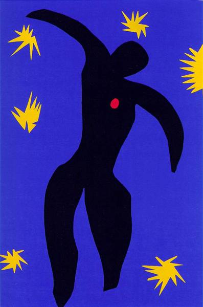 Icarus de Henri Matisse entre 1943 et 1944 ©WikiArt